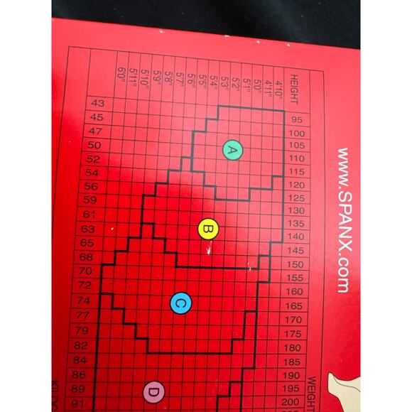 Vtg SPANX High Falutin Footless Pantyhose Sz B High Waisted NEW - Picture 3 of 7